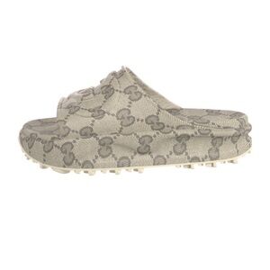 Men Gucci Chunky Rubber GG Monogram Slides